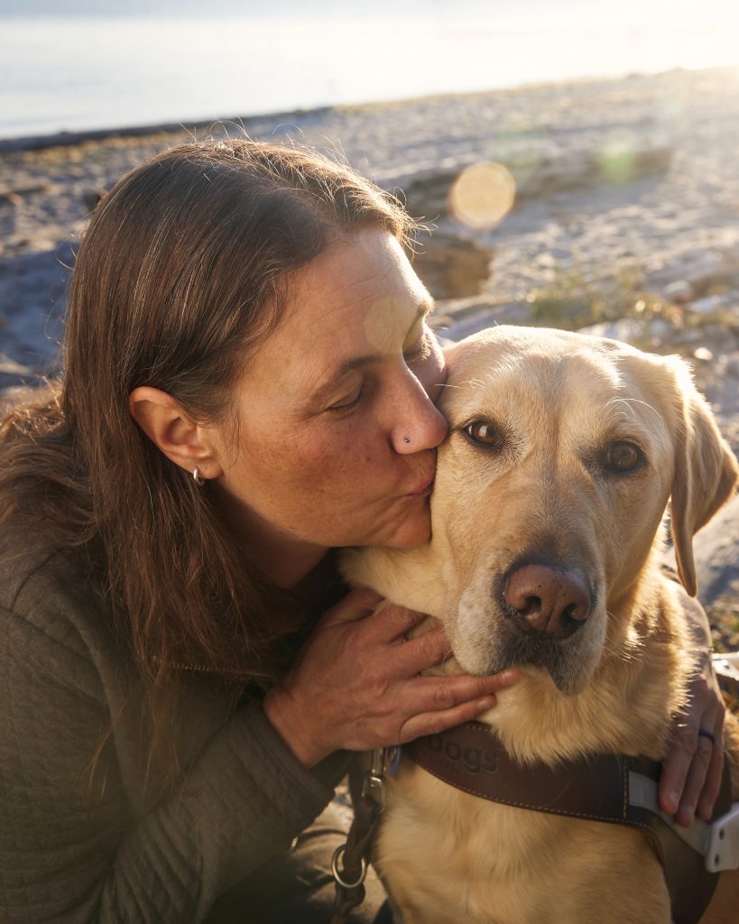 Karyn and canine companion