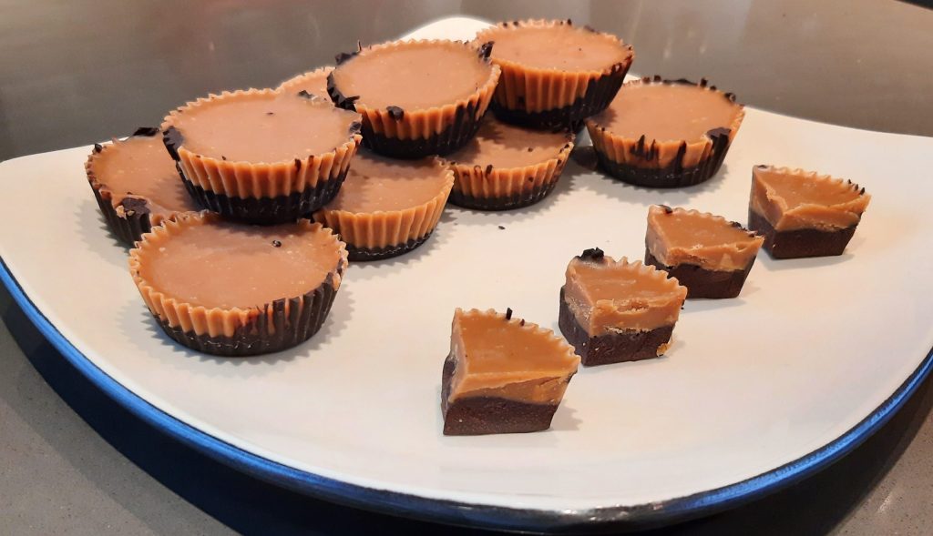 Vegan Peanut Butter Cups on a plate